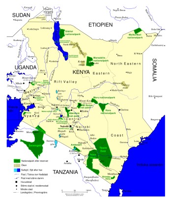 Map Of Kenya